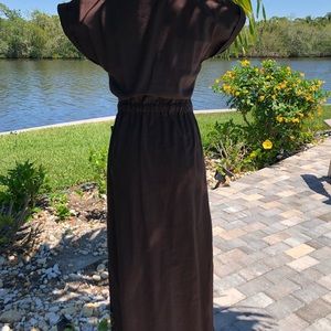 Cambodian Linen Maxi Dress